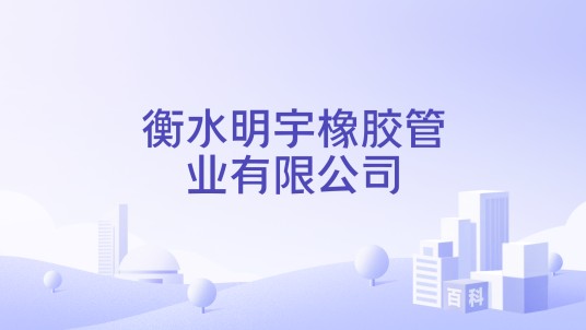 衡水明宇橡胶管业有限公司