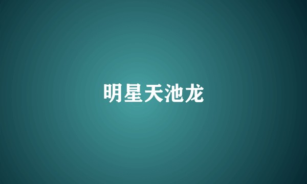 明星天池龙