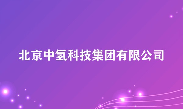 北京中氢科技集团有限公司