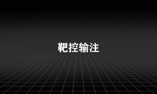 靶控输注