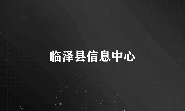 临泽县信息中心