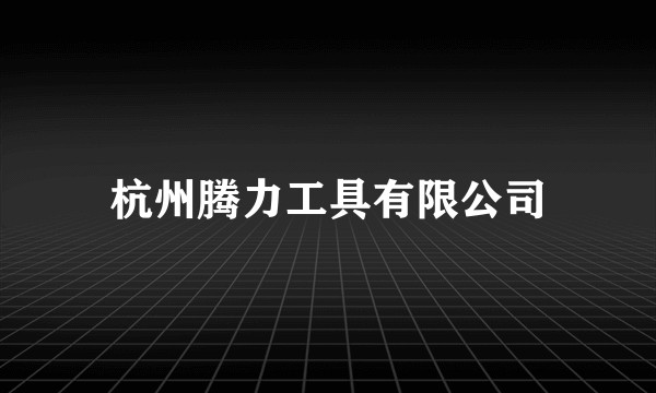 杭州腾力工具有限公司