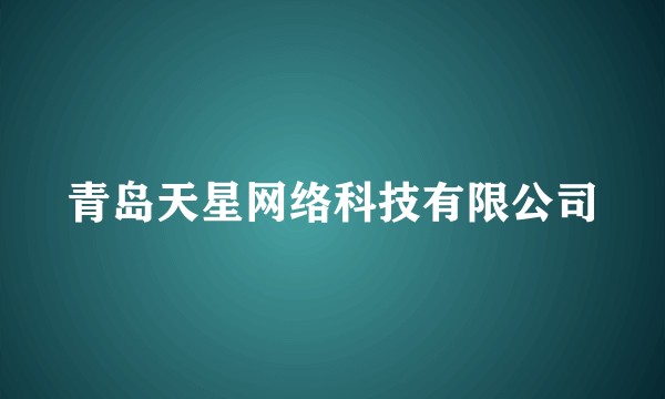 青岛天星网络科技有限公司