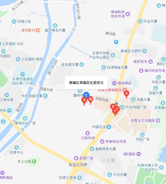 鸿福社区（广东省东莞市南城街道下辖社区）