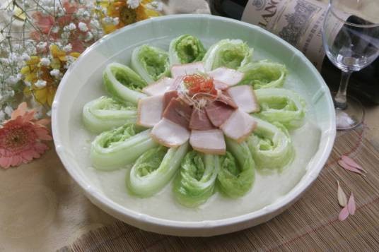 美味蒸白菜