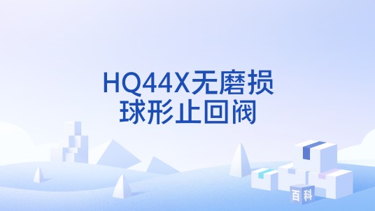 HQ44X无磨损球形止回阀