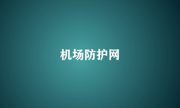 机场防护网