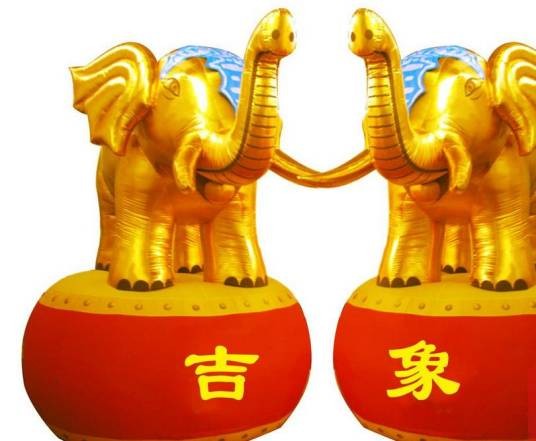 金色庆典气模