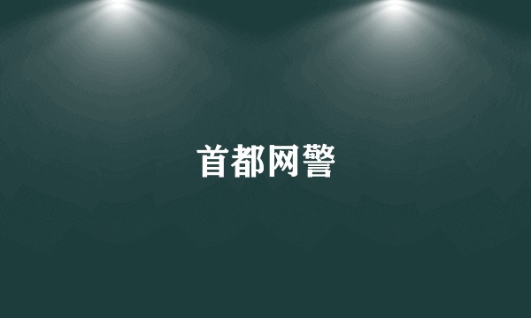 首都网警