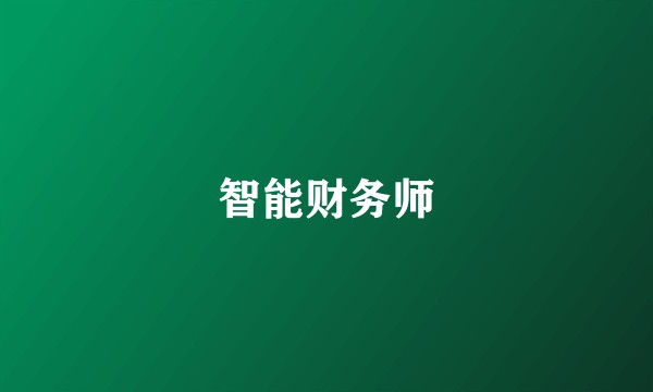 智能财务师