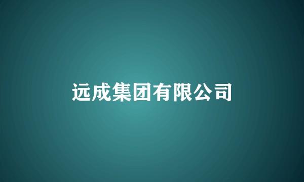 远成集团有限公司