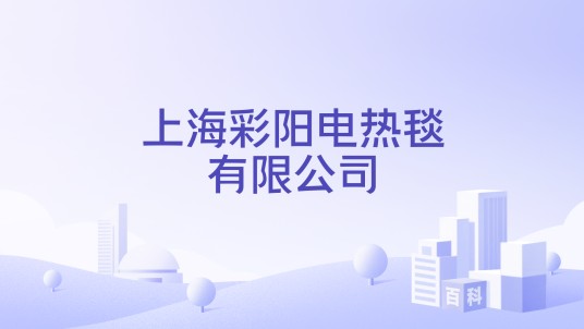上海彩阳电热毯有限公司