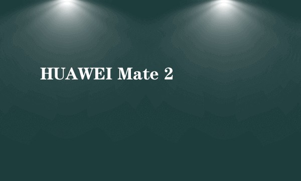 HUAWEI Mate 2