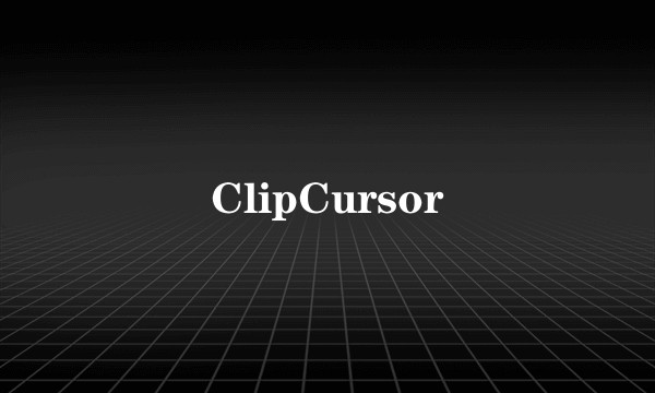 ClipCursor
