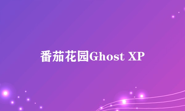 番茄花园Ghost XP