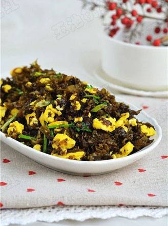 地皮菜炒鸡蛋