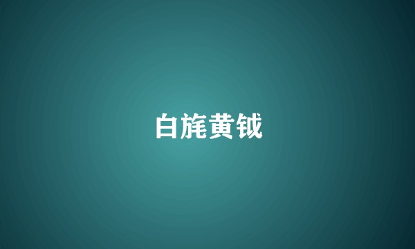 白旄黄钺