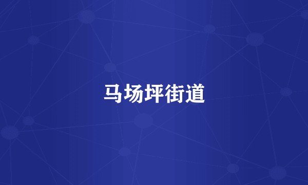马场坪街道