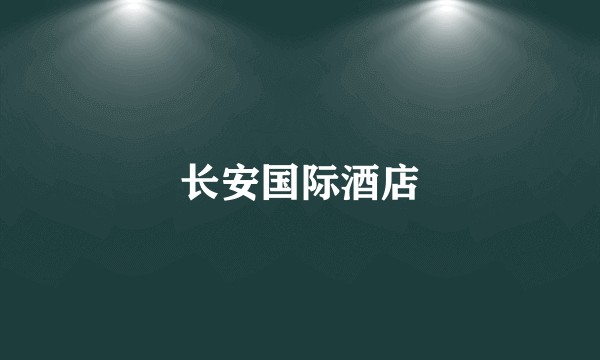 长安国际酒店