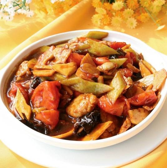 爆炒肉片