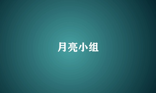 月亮小组