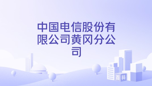 中国电信股份有限公司黄冈分公司