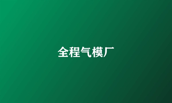 全程气模厂