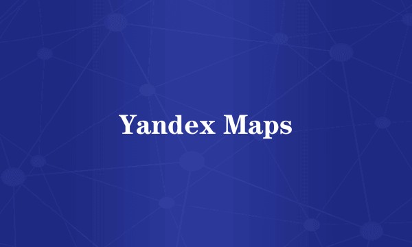 Yandex Maps