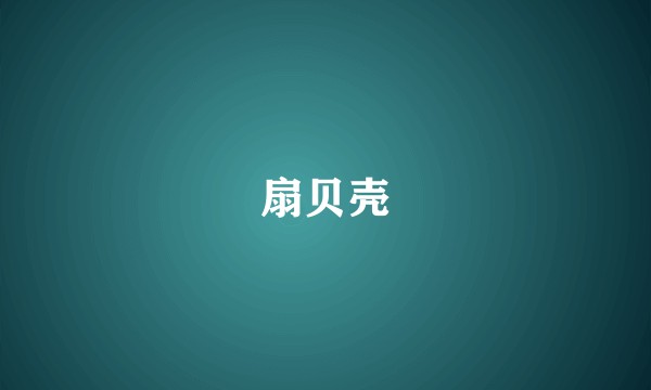 扇贝壳