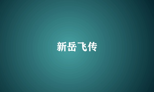 新岳飞传