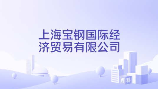 上海宝钢国际经济贸易有限公司