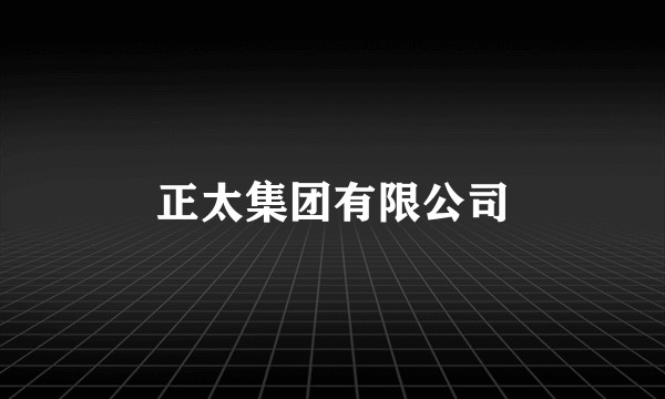正太集团有限公司