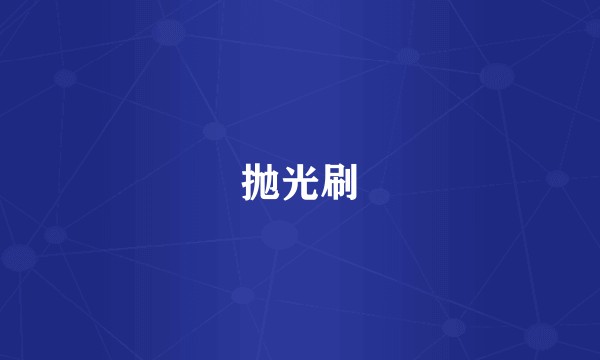 抛光刷