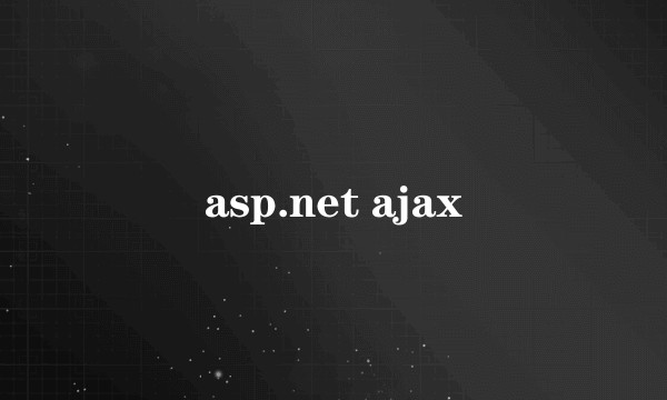 asp.net ajax