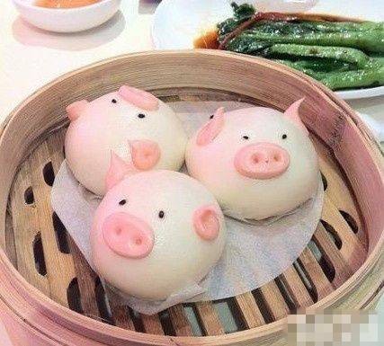 小猪牛奶馒头