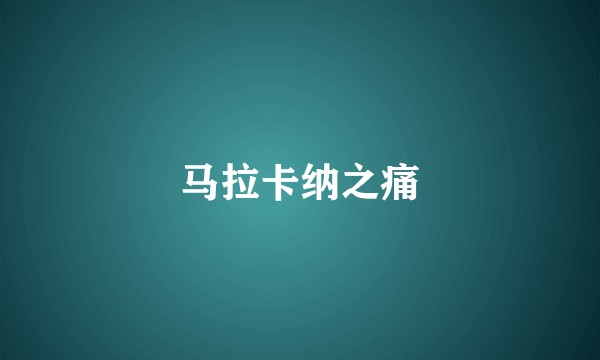 马拉卡纳之痛