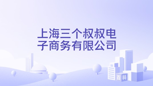 上海三个叔叔电子商务有限公司