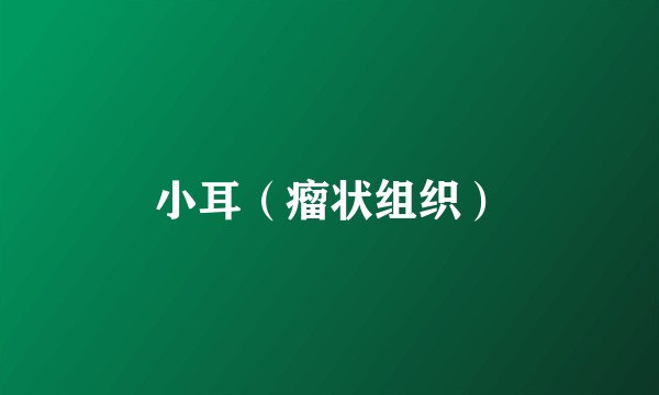 小耳（瘤状组织）