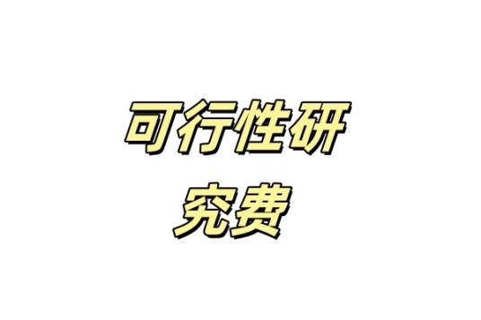 可行性研究费
