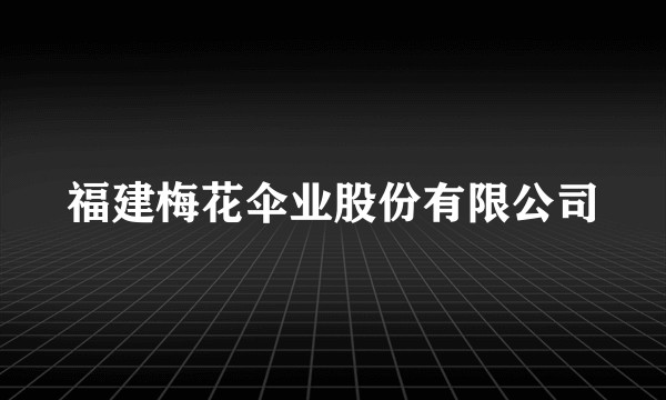 福建梅花伞业股份有限公司