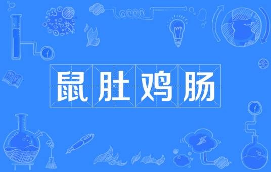 鼠肚鸡肠