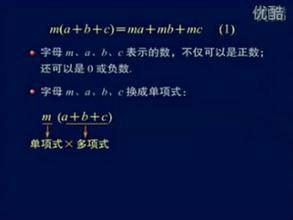 多项式乘多项式法则