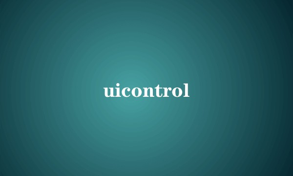 uicontrol