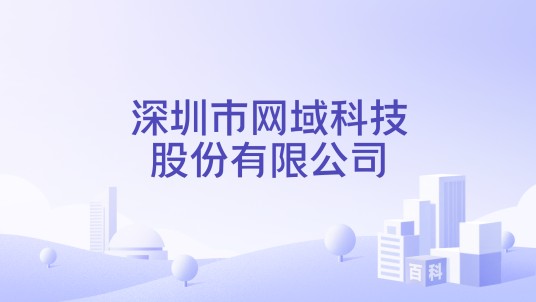 深圳市网域科技股份有限公司