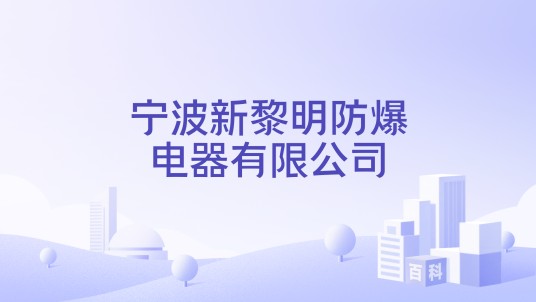 宁波新黎明防爆电器有限公司