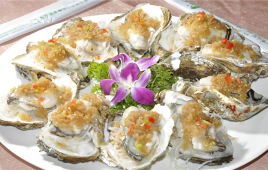清蒸生蚝