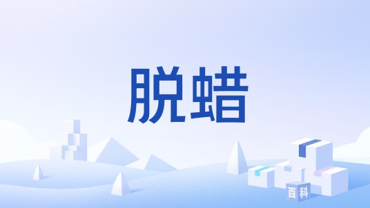 脱蜡