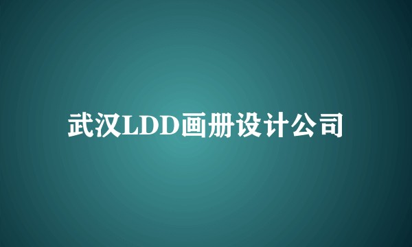武汉LDD画册设计公司
