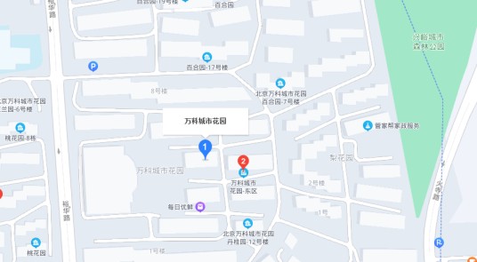 万科城市花园（北京顺义区万科开发的成熟住宅社区）