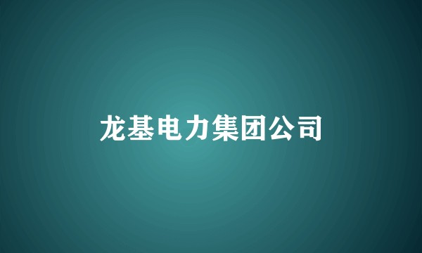 龙基电力集团公司